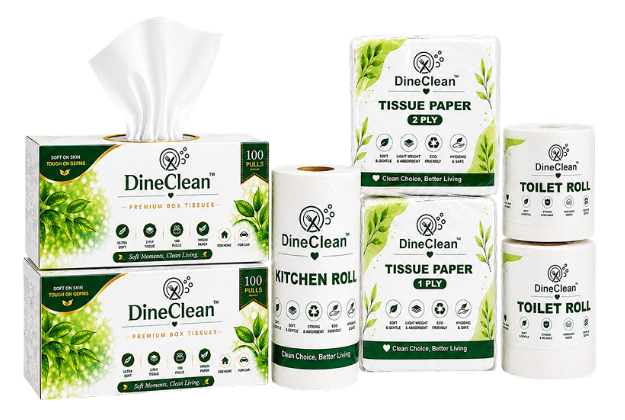 DineClean 7 in 1 tissue combo pack